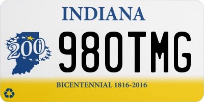 IN license plate 980TMG
