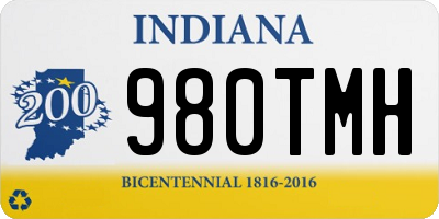IN license plate 980TMH