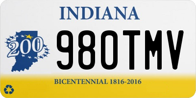 IN license plate 980TMV