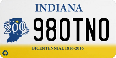 IN license plate 980TNO