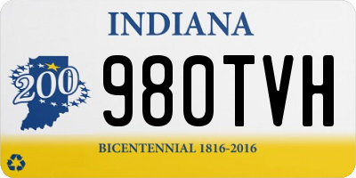 IN license plate 980TVH