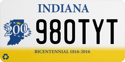 IN license plate 980TYT