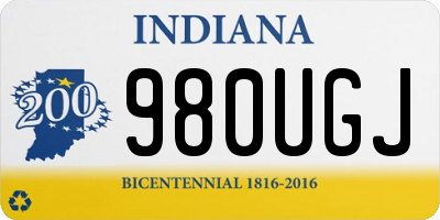 IN license plate 980UGJ