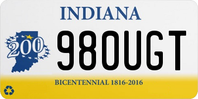 IN license plate 980UGT