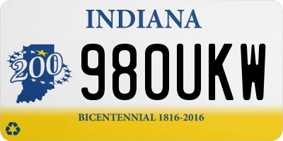 IN license plate 980UKW