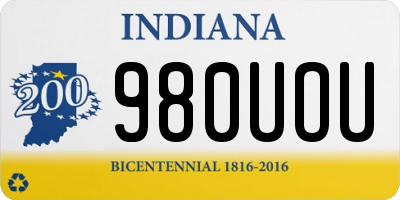 IN license plate 980UOU