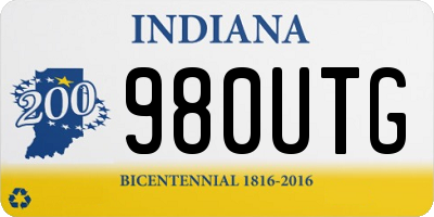 IN license plate 980UTG