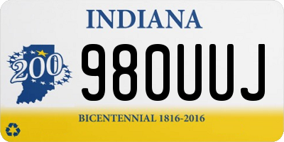 IN license plate 980UUJ