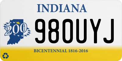 IN license plate 980UYJ