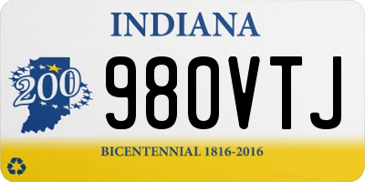 IN license plate 980VTJ