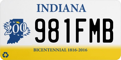 IN license plate 981FMB