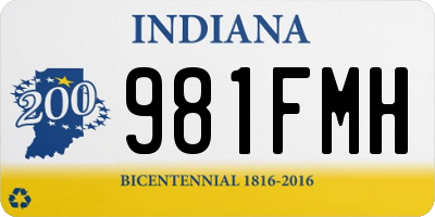 IN license plate 981FMH