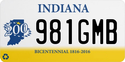 IN license plate 981GMB
