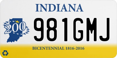 IN license plate 981GMJ