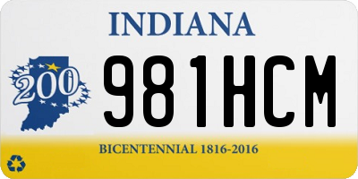 IN license plate 981HCM