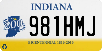 IN license plate 981HMJ