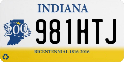 IN license plate 981HTJ