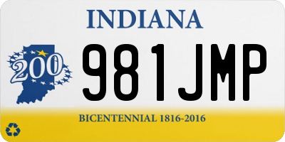 IN license plate 981JMP