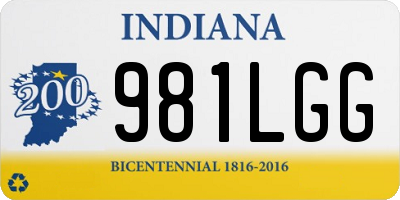 IN license plate 981LGG