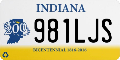 IN license plate 981LJS