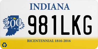 IN license plate 981LKG