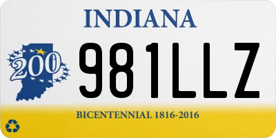 IN license plate 981LLZ