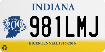 IN license plate 981LMJ