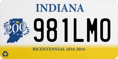 IN license plate 981LMO