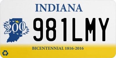 IN license plate 981LMY