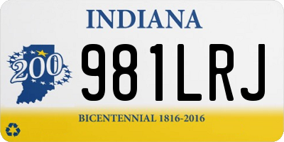 IN license plate 981LRJ