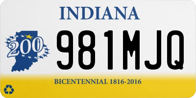 IN license plate 981MJQ