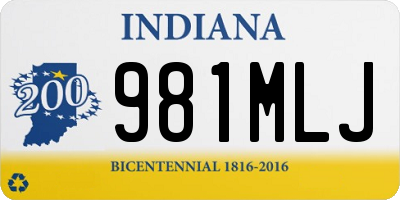 IN license plate 981MLJ
