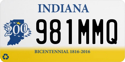 IN license plate 981MMQ