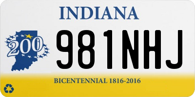IN license plate 981NHJ