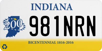 IN license plate 981NRN