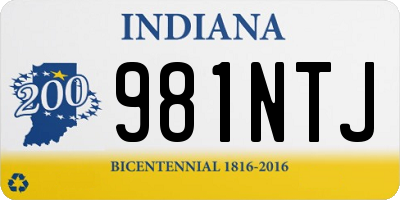 IN license plate 981NTJ