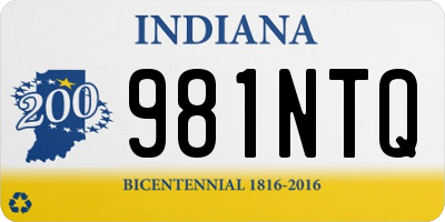 IN license plate 981NTQ