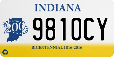 IN license plate 981OCY