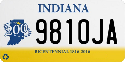 IN license plate 981OJA