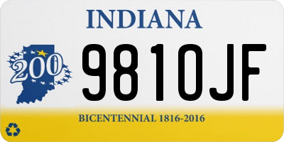 IN license plate 981OJF