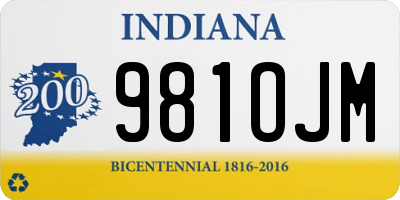 IN license plate 981OJM