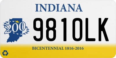 IN license plate 981OLK