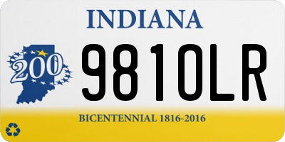 IN license plate 981OLR