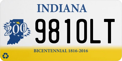 IN license plate 981OLT