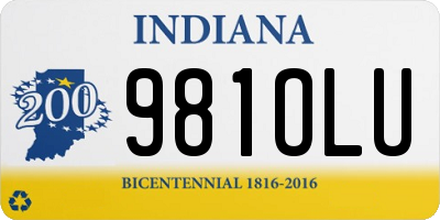 IN license plate 981OLU