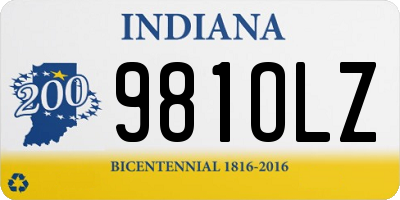 IN license plate 981OLZ