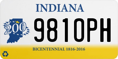 IN license plate 981OPH