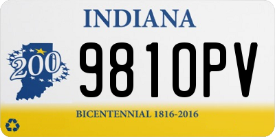 IN license plate 981OPV