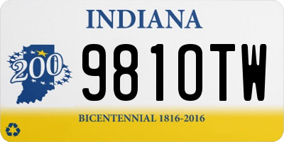 IN license plate 981OTW