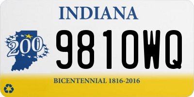 IN license plate 981OWQ